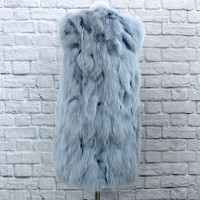 Dondup Jacke/Mantel aus Pelz in Blau