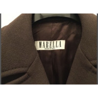 Marella Giacca/Cappotto in Lana in Marrone