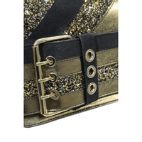 Just Cavalli Shoulder bag Leather in Gold