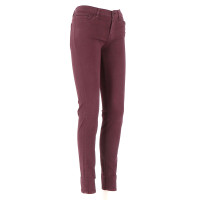 The Kooples Paio di Pantaloni in Cotone in Bordeaux