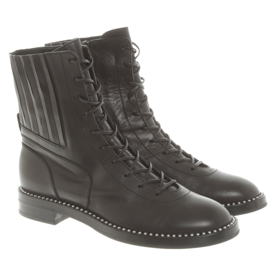 Casadei Bottines en Cuir en Noir