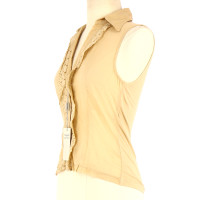 Alberta Ferretti Top en Coton en Beige