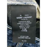 Saint Laurent Shorts aus Baumwolle in Blau