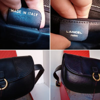 Lancel Handbag Leather in Black