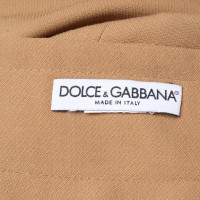 Dolce & Gabbana Rok Wol in Oker