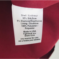 Caroline Constas Skirt Silk in Bordeaux