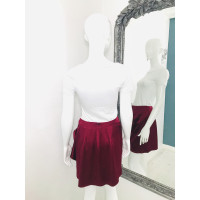 Caroline Constas Skirt Silk in Bordeaux