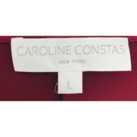 Caroline Constas Top Silk in Bordeaux