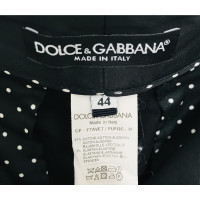 Dolce & Gabbana Hose aus Baumwolle in Schwarz