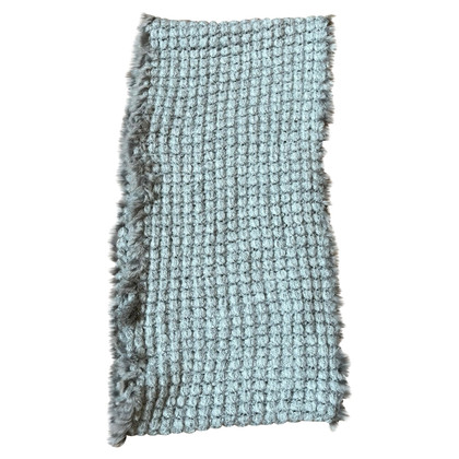 Stefanel Schal/Tuch aus Baumwolle in Grau