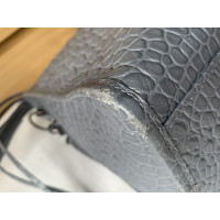 Balenciaga Classic Croc-Effect City S Leather in Grey