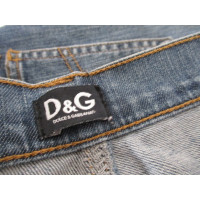 Dolce & Gabbana Hose aus Jeansstoff in Blau