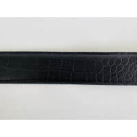 Aigner Ceinture en Cuir en Noir