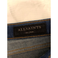 All Saints Jeans in Cotone in Blu