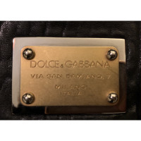 Dolce & Gabbana Sicily Bag aus Leder in Schwarz