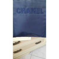 Chanel Sac à bandoulière en Toile en Bleu