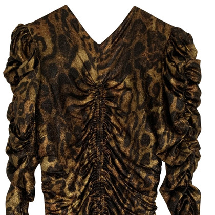 Isabel Marant Dress Silk in Gold