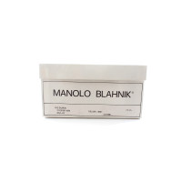 Manolo Blahnik Pumps/Peeptoes en Cuir en Noir