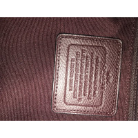 Coach Handbag Leather in Bordeaux