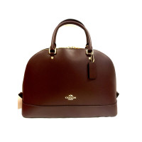 Coach Handbag Leather in Bordeaux