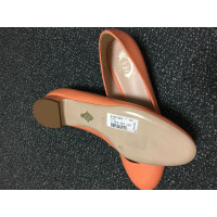 Unützer Slippers/Ballerinas Patent leather in Nude