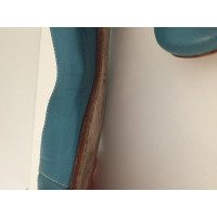 Miu Miu Pumps/Peeptoes aus Leder in Blau
