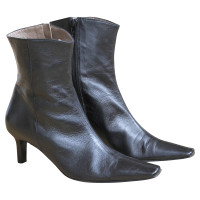 Russell & Bromley Black Leather Ankle Boots