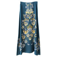 Roberto Cavalli Silk skirt with pattern