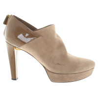 Gucci Suede ankle boots in beige