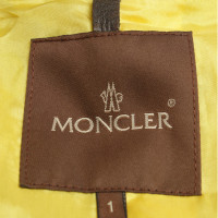 Moncler Giacca in pelle in giallo