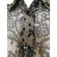 Dolce & Gabbana Oberteil aus Seide in Grau