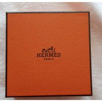 Hermès Armreif/Armband aus Leder in Orange