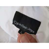 Calvin Klein Blazer en Coton en Blanc