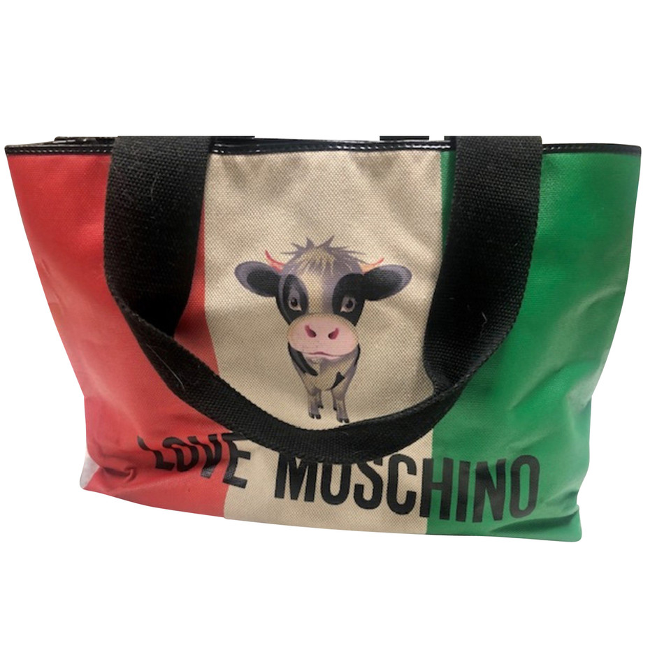 Moschino Love Handtasche aus Canvas