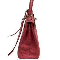 Hermès Kelly Bag 32 aus Leder in Fuchsia