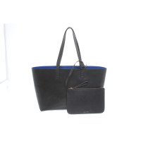 Mansur Gavriel Shopper in Pelle in Nero