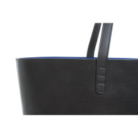 Mansur Gavriel Shopper in Pelle in Nero