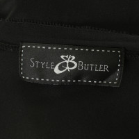 Style Butler Robe de soie noire