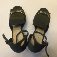 Stella McCartney Sandals Leather in Khaki