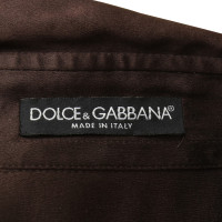 Dolce & Gabbana Bluse in Braun