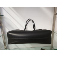 Armani Shopper Leather in Black