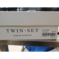 Twin Set Simona Barbieri Stiefeletten aus Wildleder in Ocker