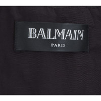 Balmain Veste/Manteau en Cuir en Noir