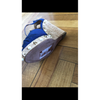 Aquazzura Chaussures compensées en Toile en Bleu