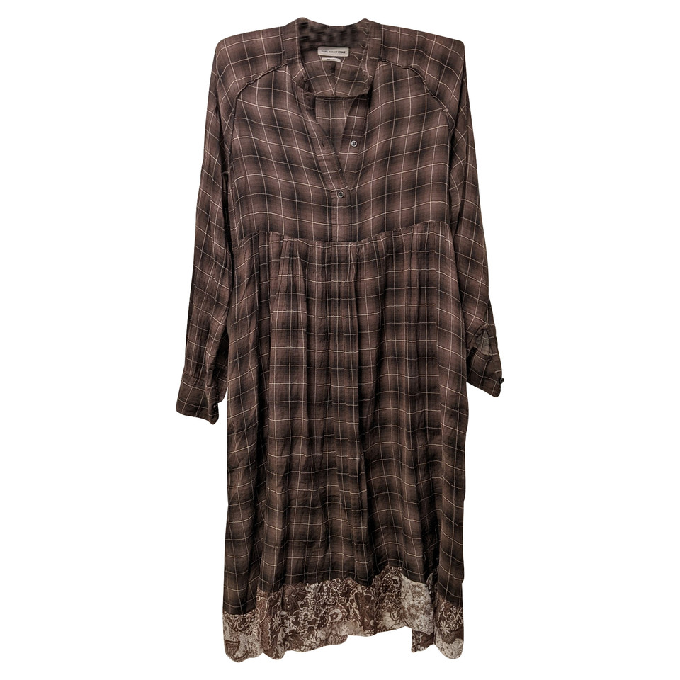 Isabel Marant Dress Cotton in Brown