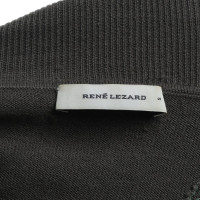 René Lezard Chemise en tricot avec application