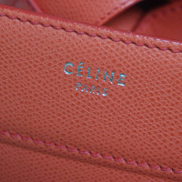 Céline Luggage Mini Leather in Orange