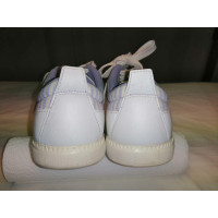 Lacoste Sneaker in Pelle verniciata in Bianco