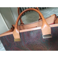 Etro Tote bag Leather in Brown