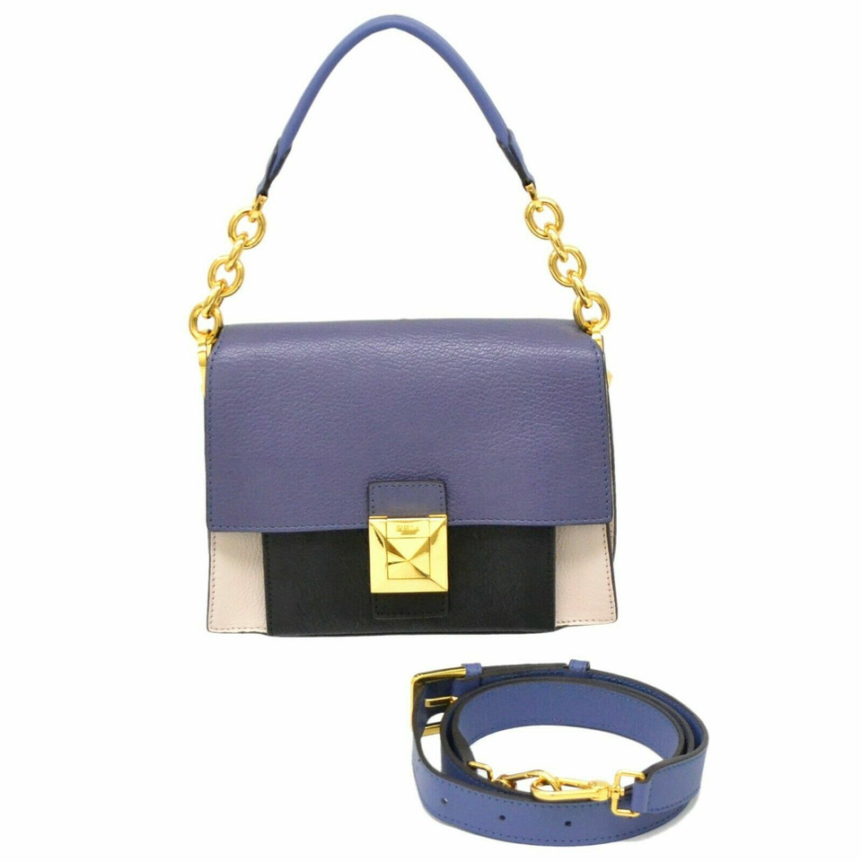 Furla Handtasche aus Leder in Violett